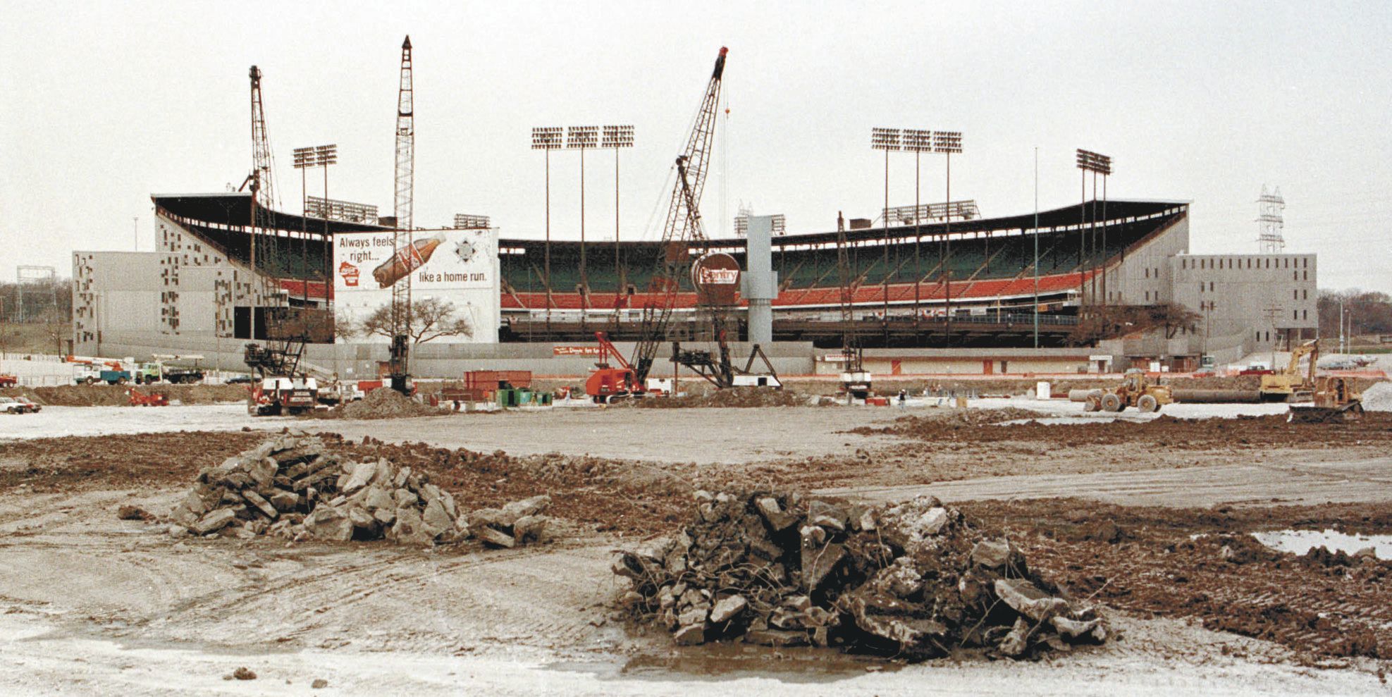 Start of work on Miller Park